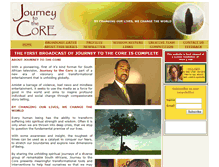 Tablet Screenshot of journeytothecore.co.za